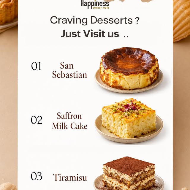 Dessert lineup post